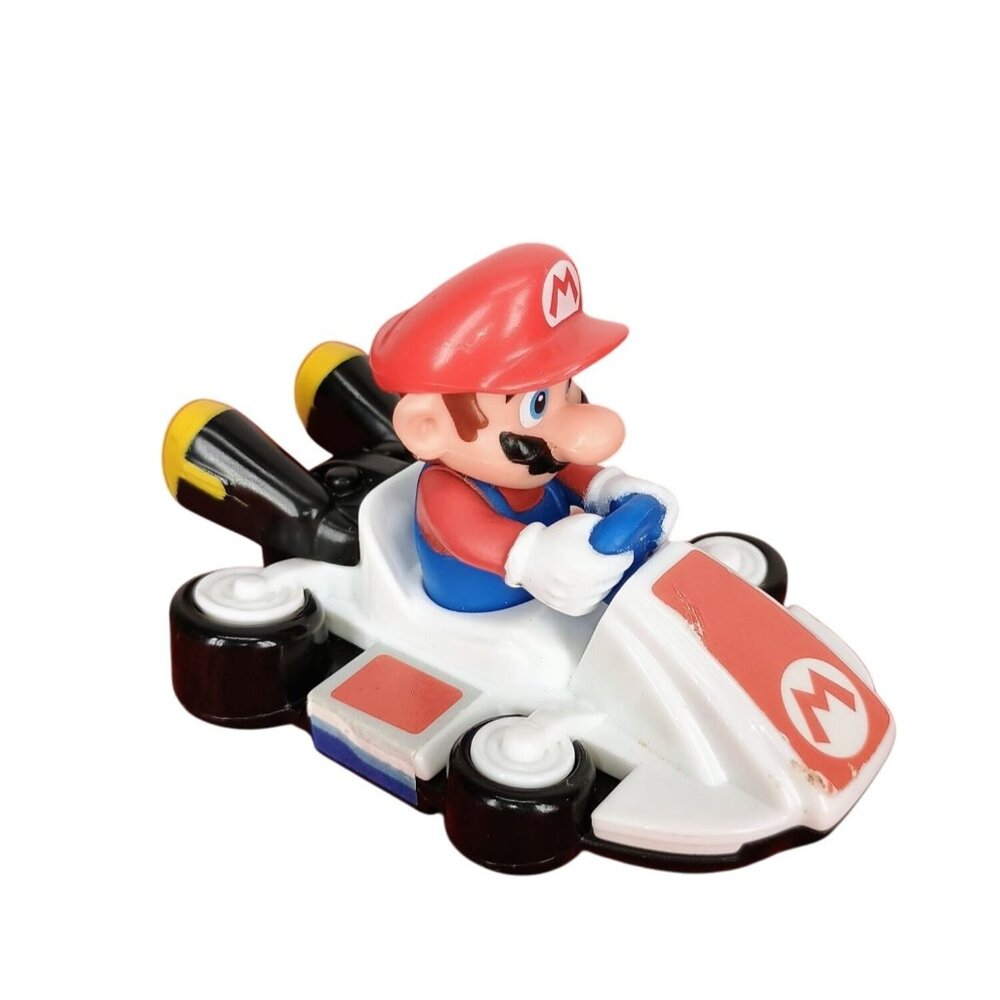 Mario Kart‎ Pull Back Racer Toy Figure Collectible Vintage Design